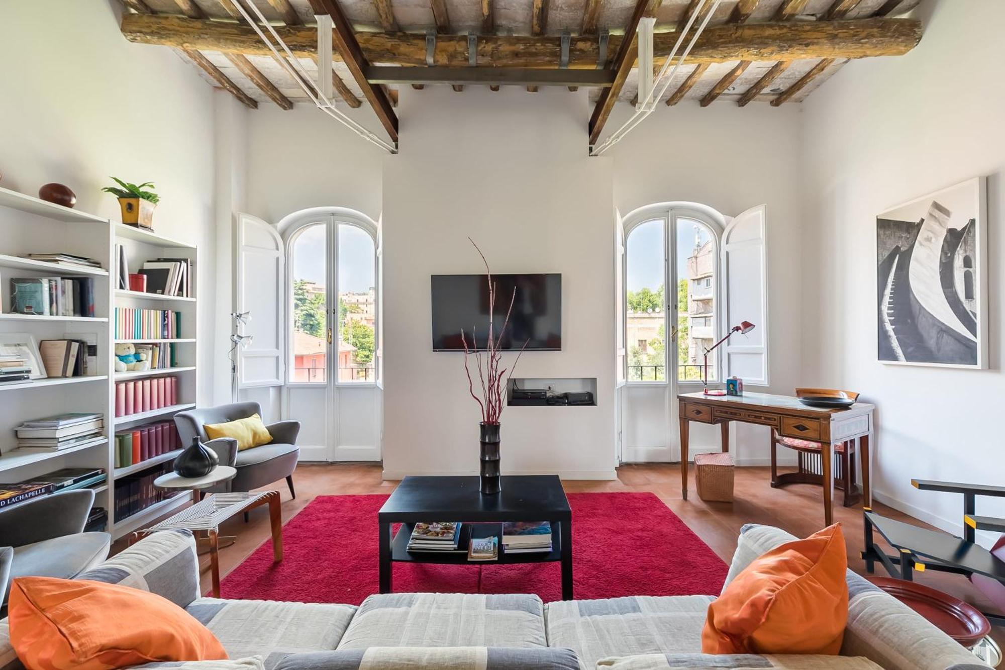 Trastevere Charming Penthouse Apartamento *